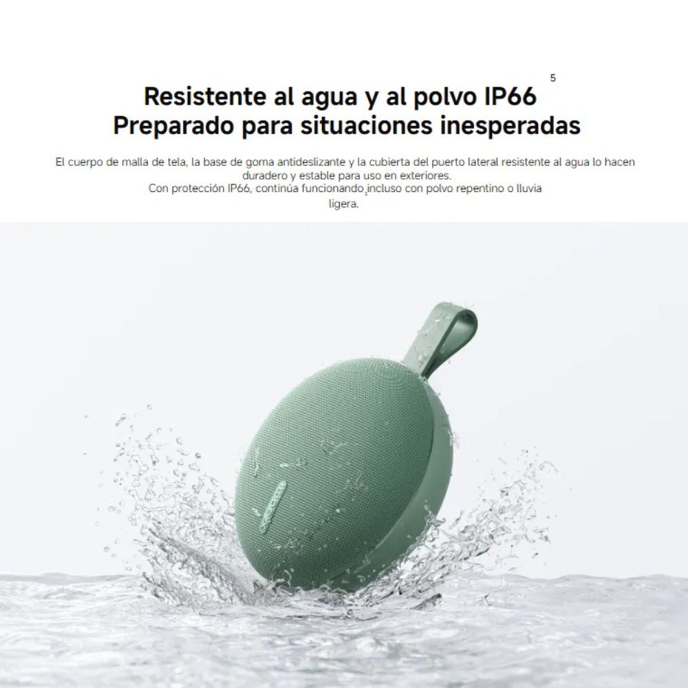 Bocina Inalambrica Xiaomi Pocket Essential - Negro — imagen 7