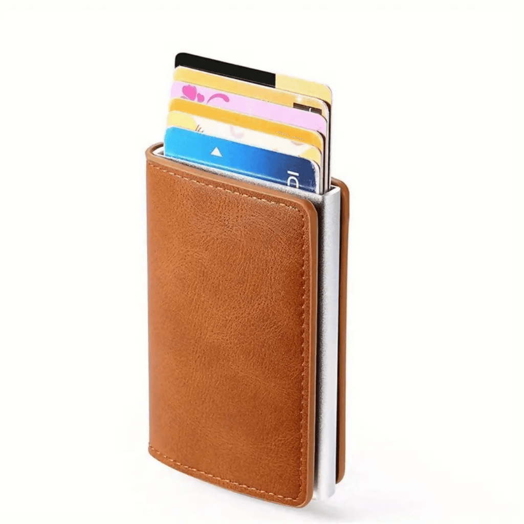 Cartera De Cuero De Pu Casual Con Estuche De Tarjetas — imagen 7