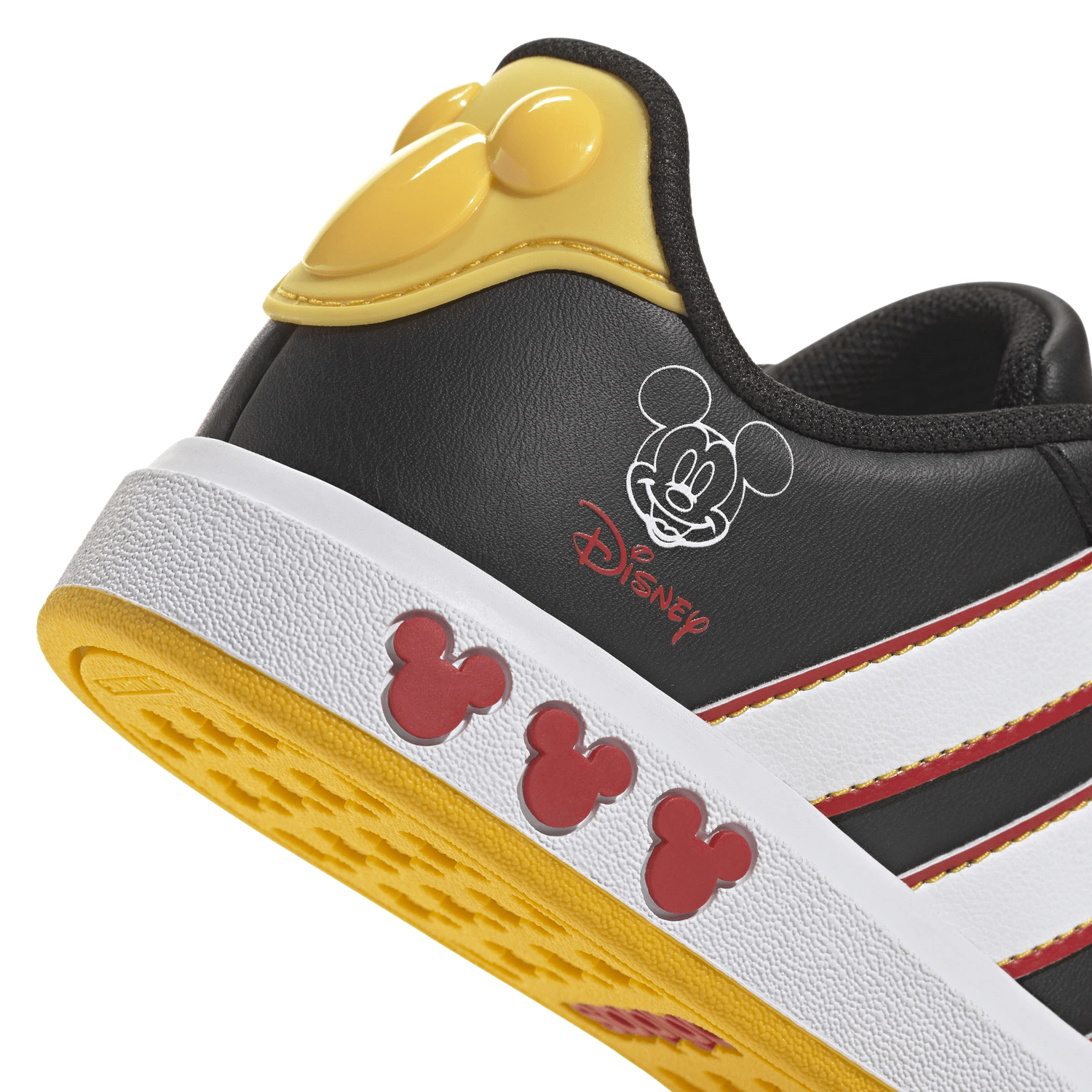 Tenis Adidas Grand Court Mickey Mouse Niño Negro Infantil T16-22 — imagen 6