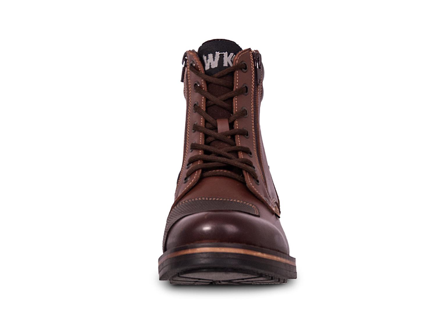 Bota Hombre Moto Biker Casual Workland 89502 Cogñac Cloud — imagen 4