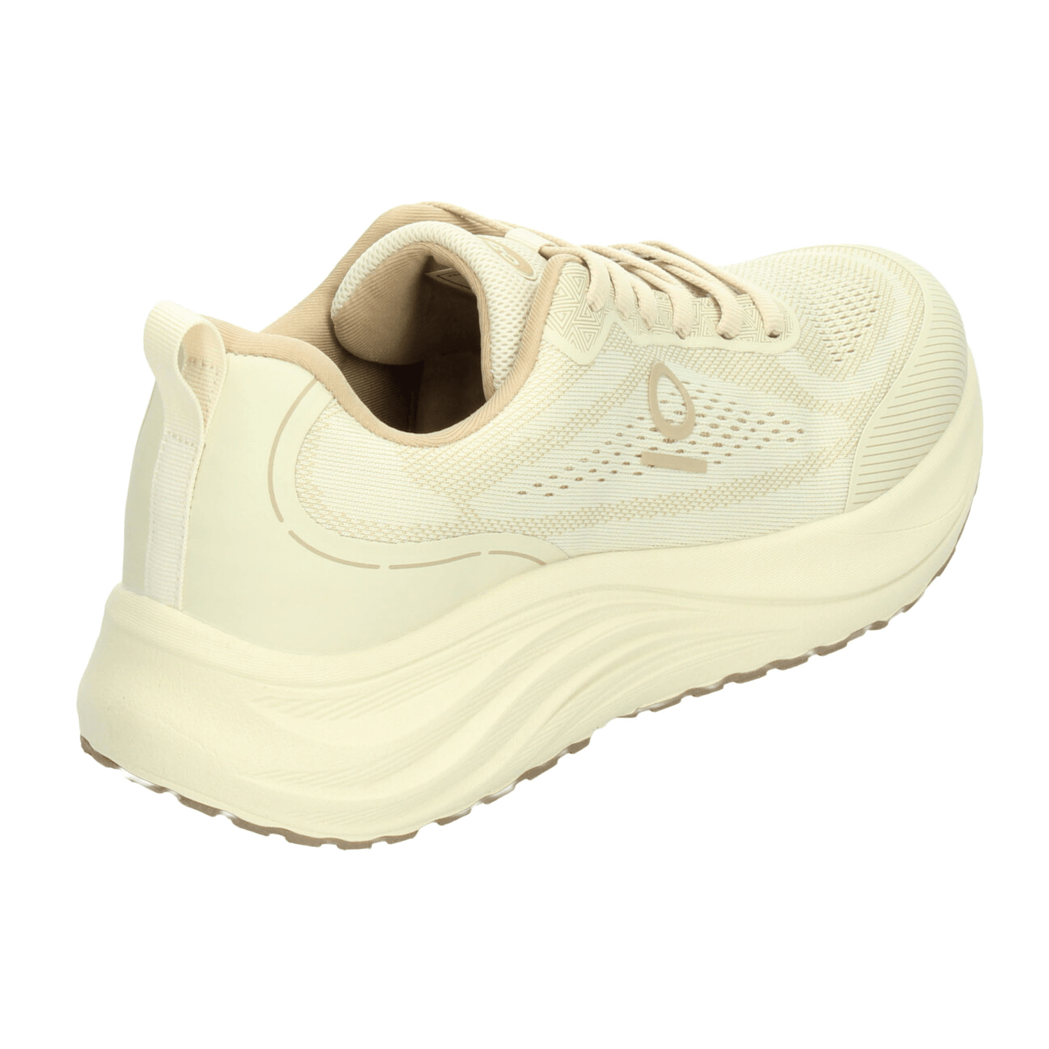 Tenis Ozono Dama Deportivo Running Cintas Beige Mujer — imagen 3