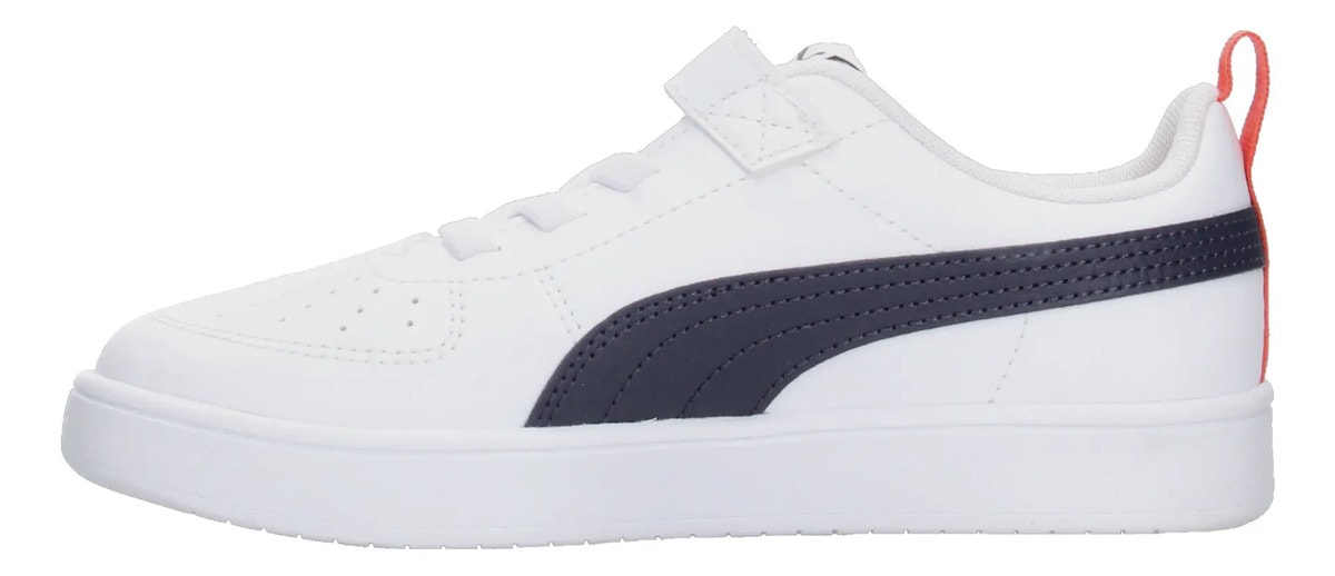 Tenis Puma Rickie Niño Casual Blanco Infantil T16-22 — imagen 14