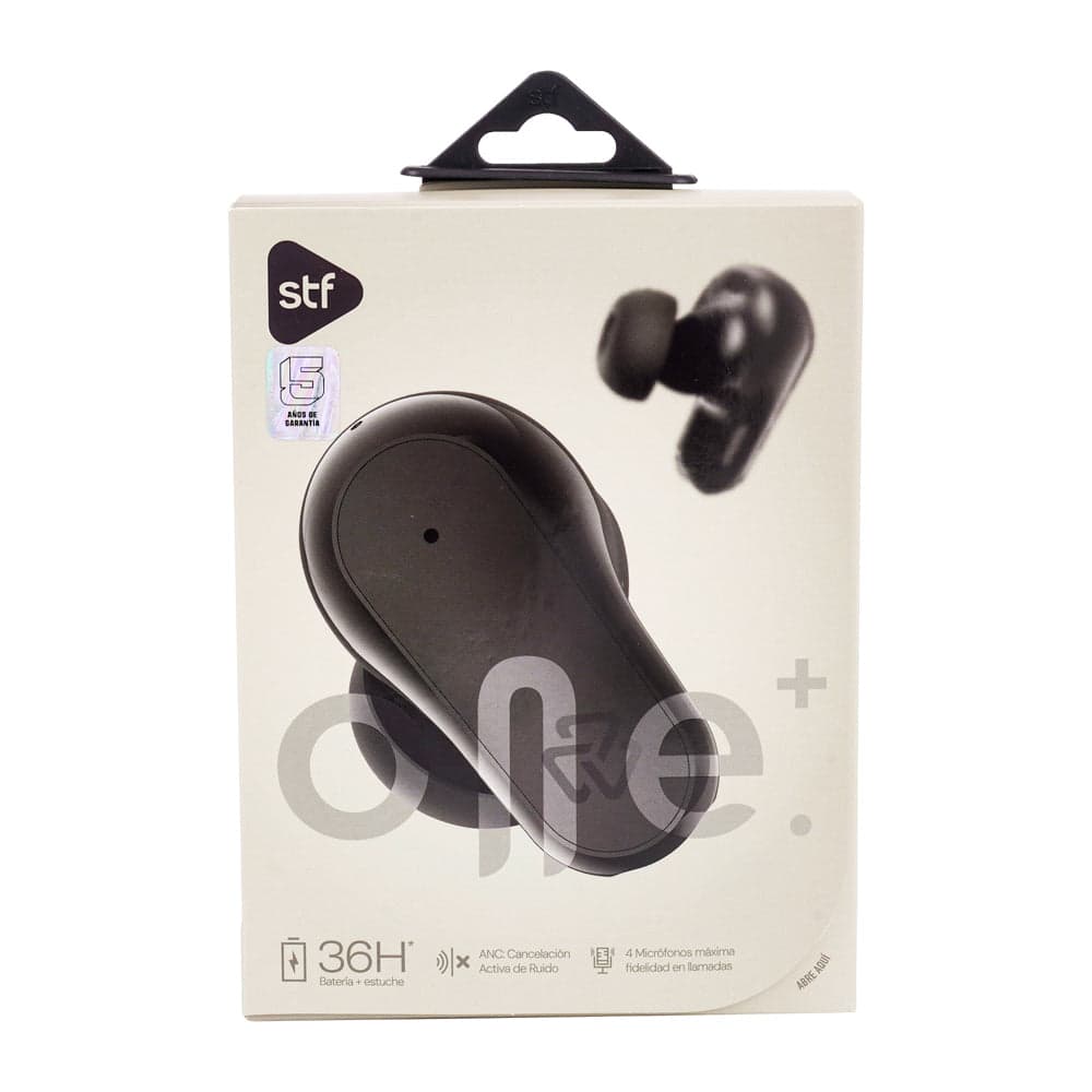 Audífonos Inalámbricos Tws One Plus STF 36hrs Uso ANC/ENC 4 Microfonos Proteccion IPX4 Negro — image 9