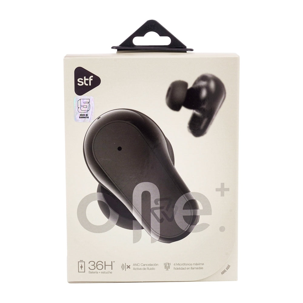 Audífonos Inalámbricos Tws One Plus STF 36hrs Uso ANC/ENC 4 Microfonos Proteccion IPX4 Negro — imagen 9