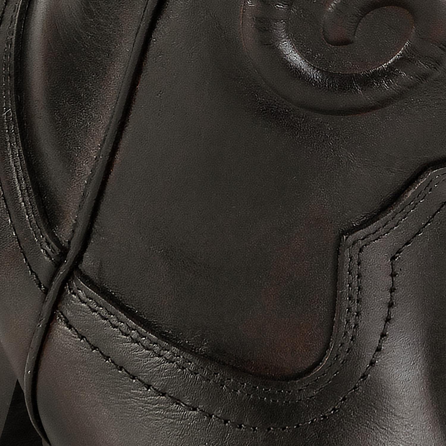 BOTA DAMA JC MCCOY VAQUERA PIEL TUBO GRABADO 6Cm 1344454 — imagen 6