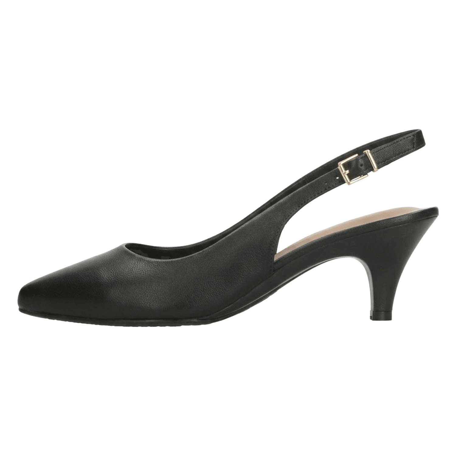 Zapatillas Beira Rio Dama Negro Formal Slingback Mujer — imagen 6
