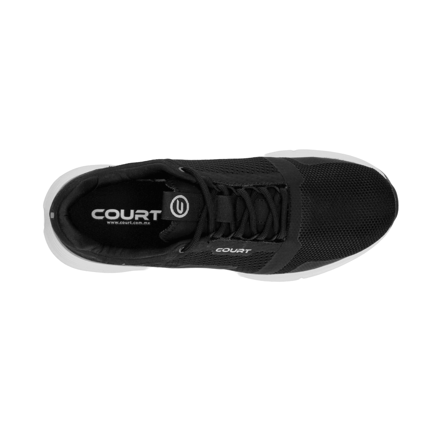 Tenis Hombre Court Negro Casual Caballero — imagen 9