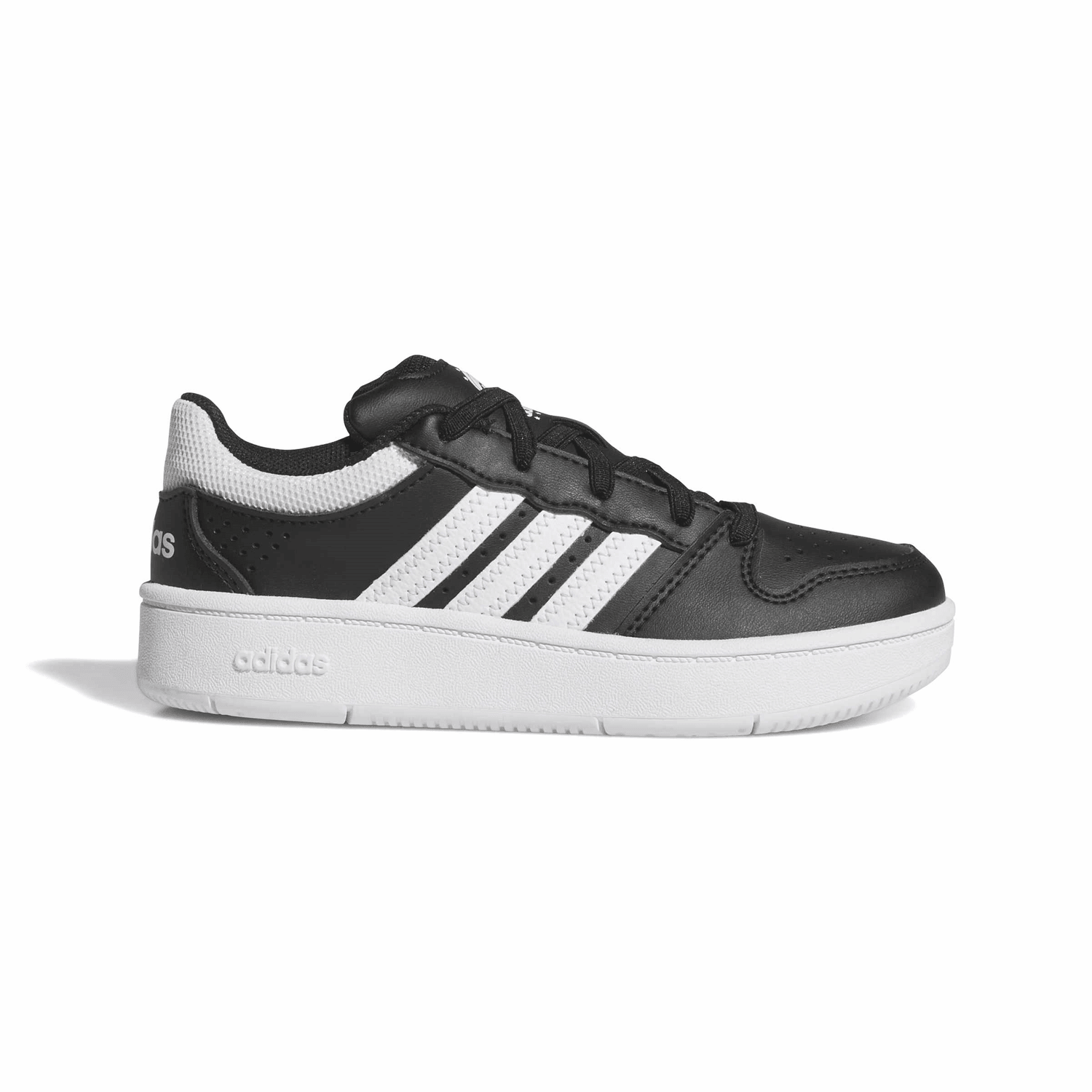 Tenis Adidas Hoops Classic Niño Casual Negro Infantil T16-21 — imagen 1