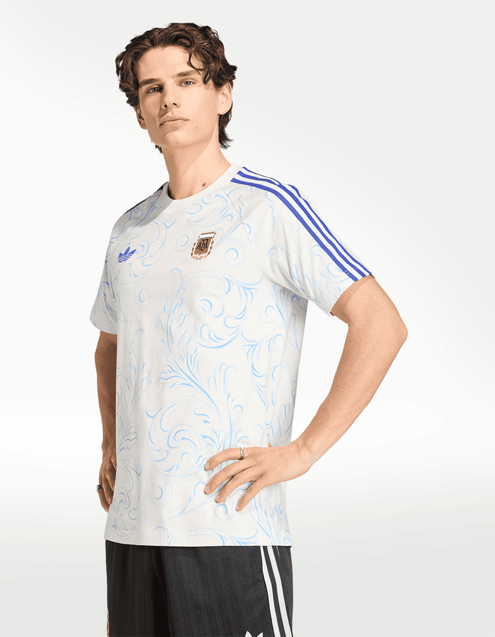 Playera Adidas AFA Argentina OG Blanco - Mujer — imagen 2