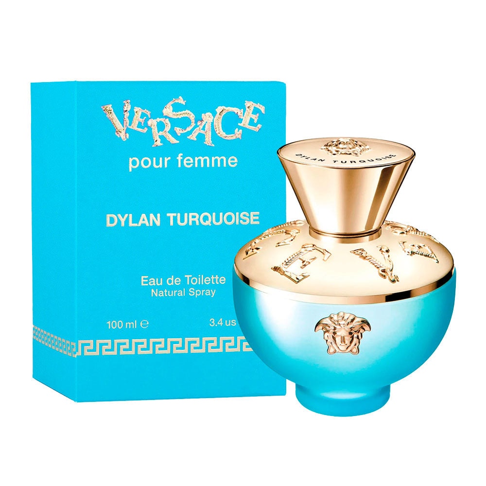 Perfume Versace Pour Femme Dylan Turquesa Agua de tocador 100 ml Dama Mag — imagen 2