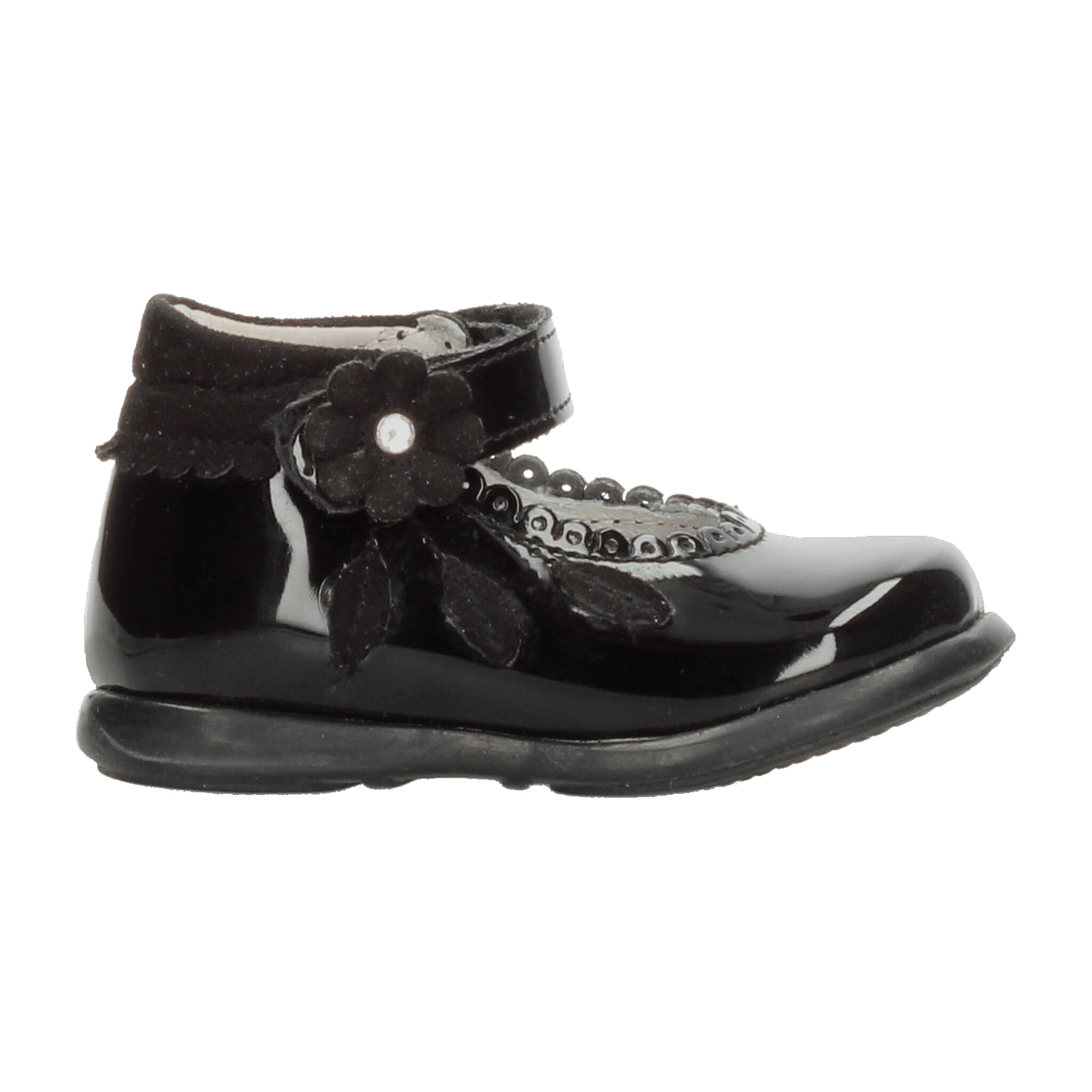Zapato Niña Coqueta Negro Casual Infantil T10-13 — imagen 2
