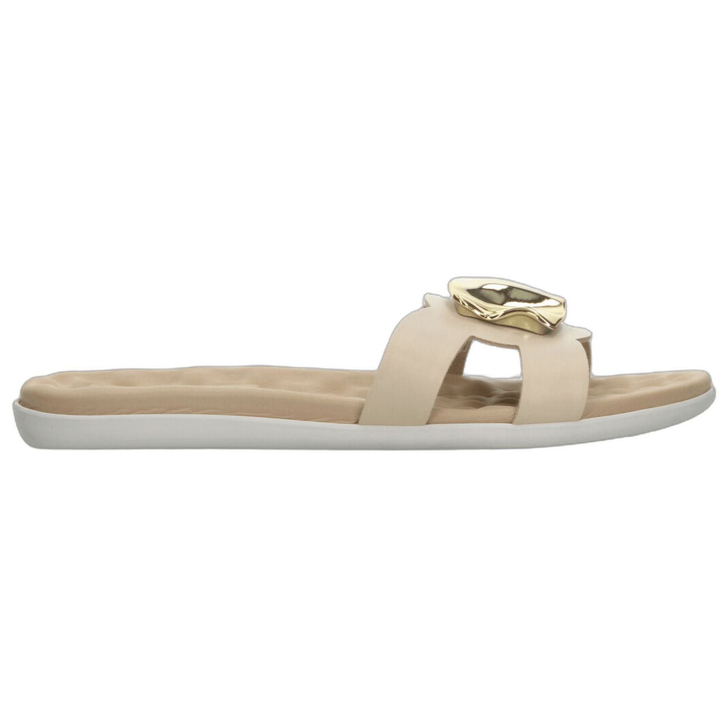 Sandalias Beira Rio Dama Casual Crema Mujer — imagen 1