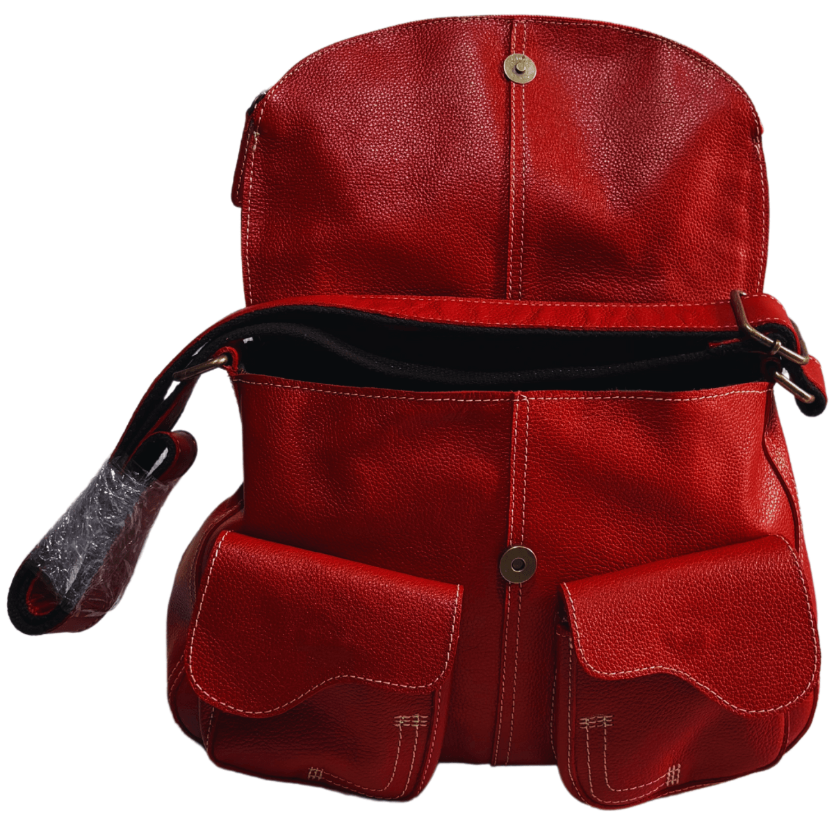 Mariconera De Piel Original Flotter Para Mujer Maya — imagen 6