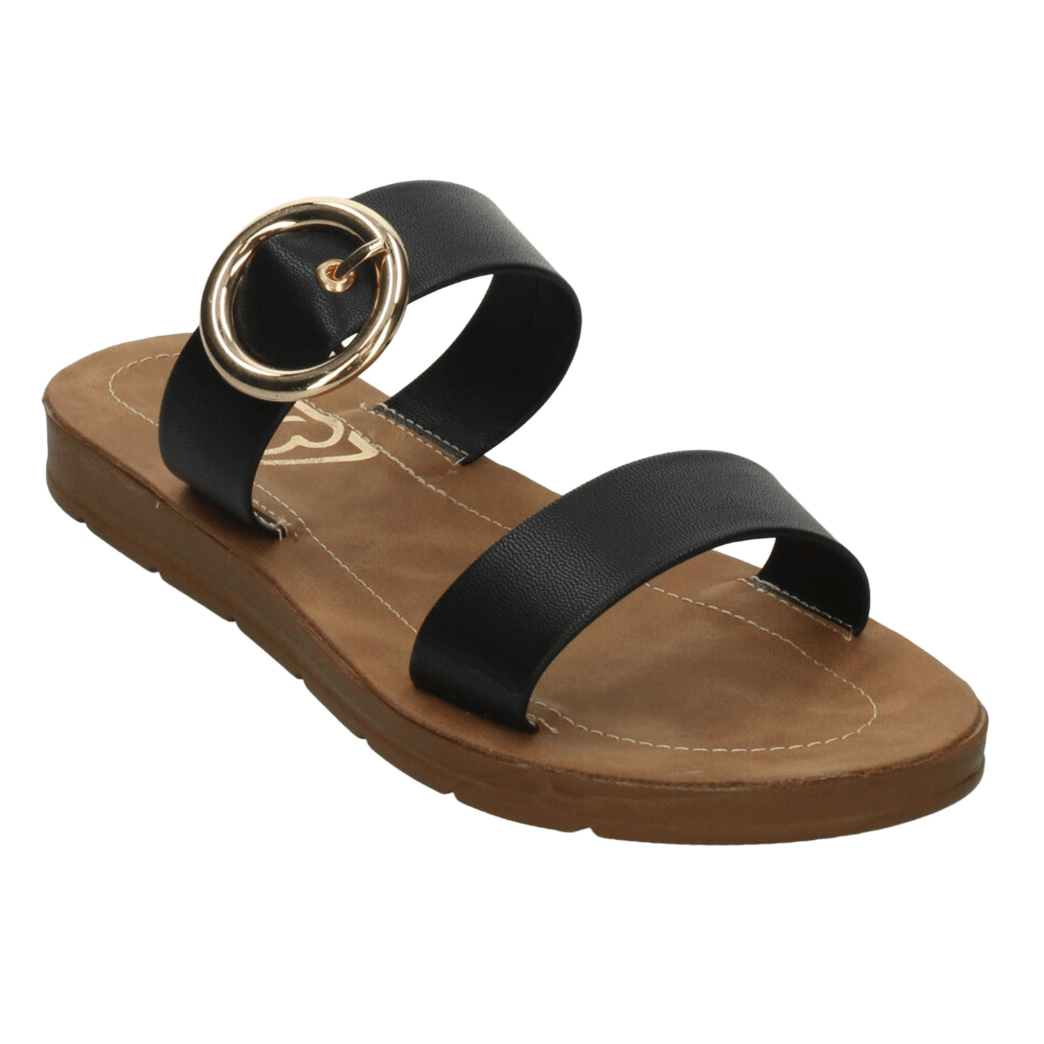 Sandalias Bevy Fashion Dama Casual Negro Mujer — imagen 4