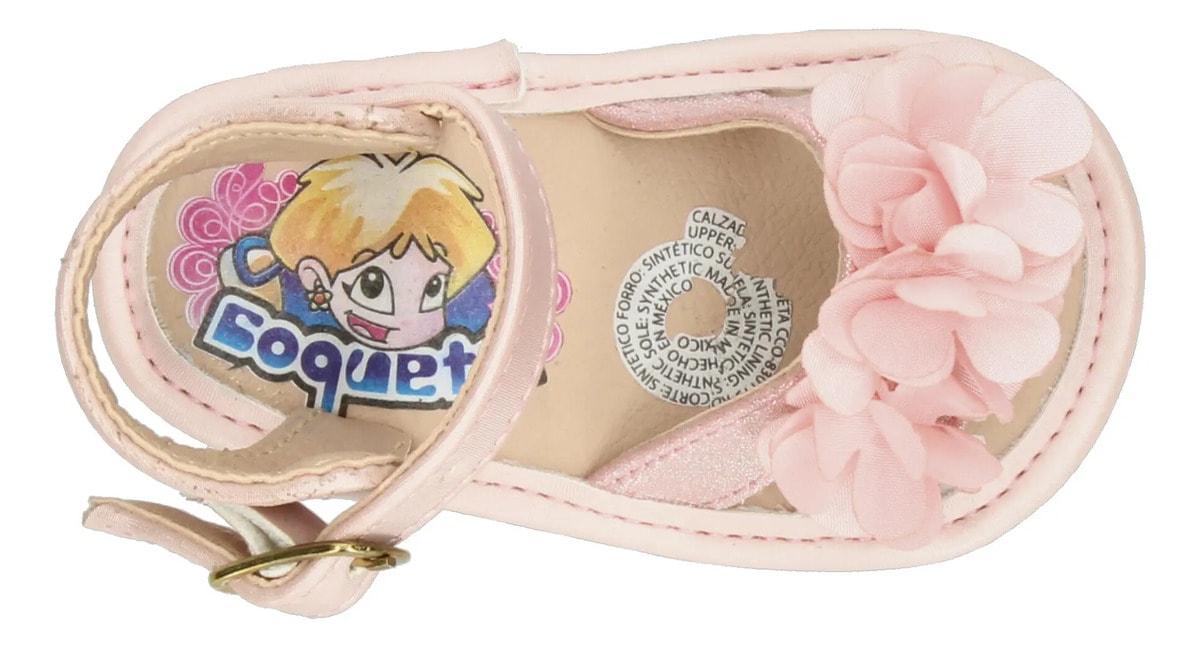 Sandalias Coqueta Niña Casual Rosa Infantil T10-13 — imagen 17