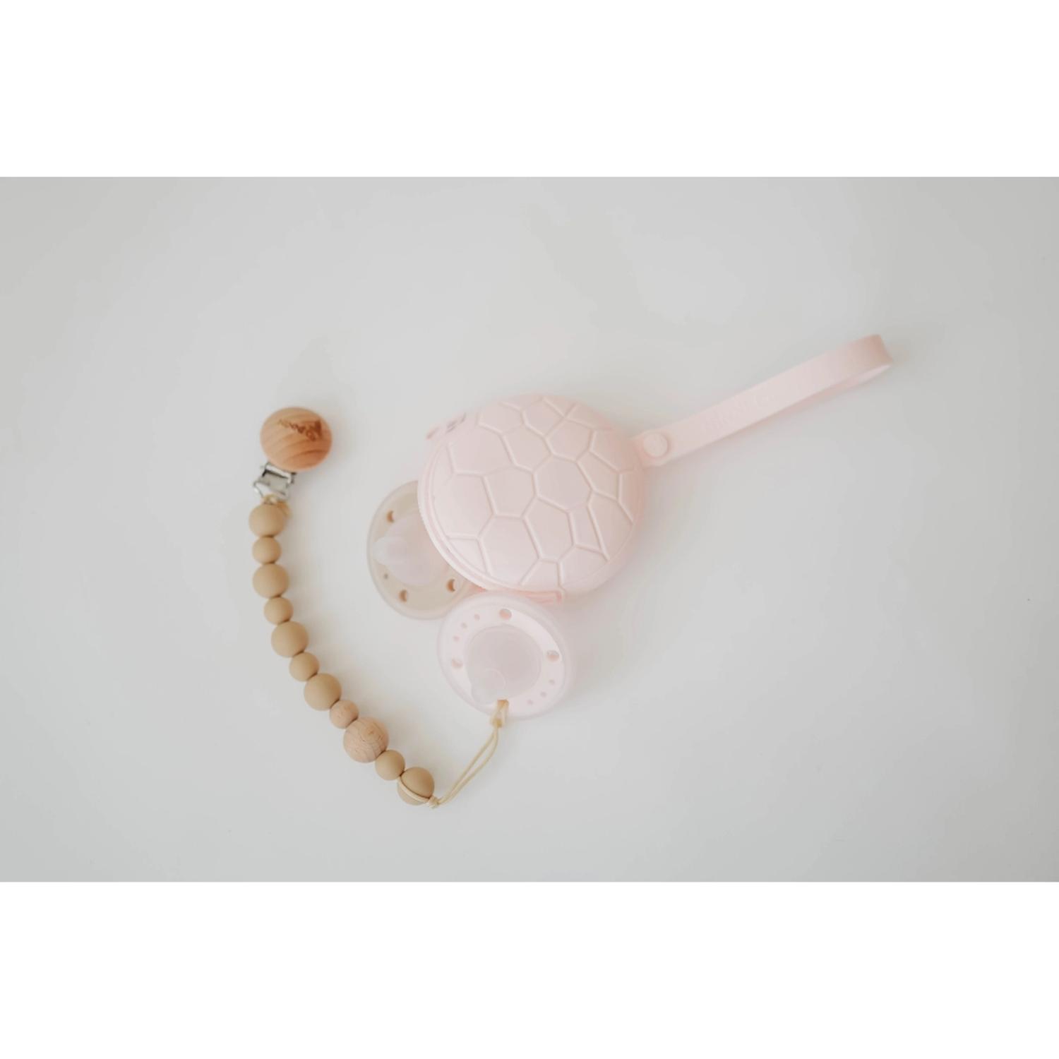 Estuche para Chupón Ninni Co. Rosa Portátil Higiénico — imagen 4