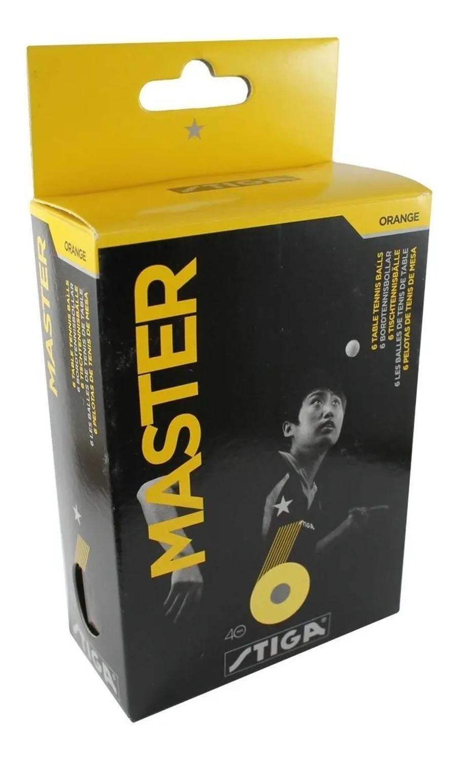 6 Pelotas Ping Pong Master Plastico Pin Pon — imagen 2