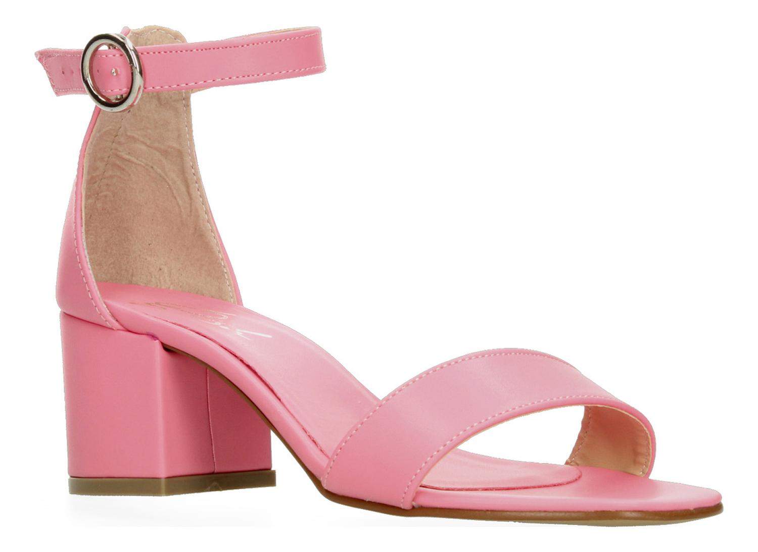 Sandalias Gosh Dama Casual Tacón Rosa Mujer — imagen 3