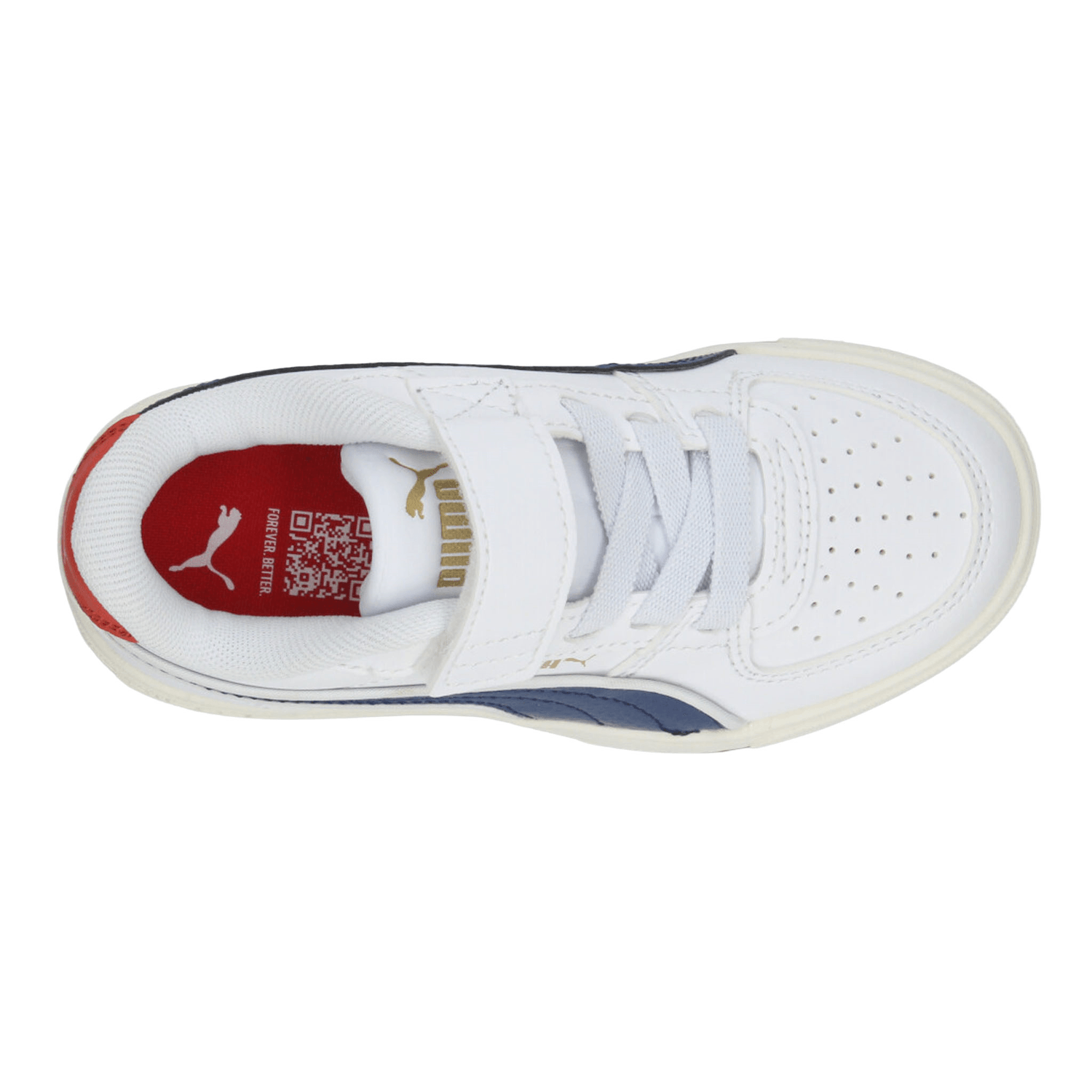 Tenis Puma Caven III Niño Casual Blanco Infantil T16-22 — imagen 8