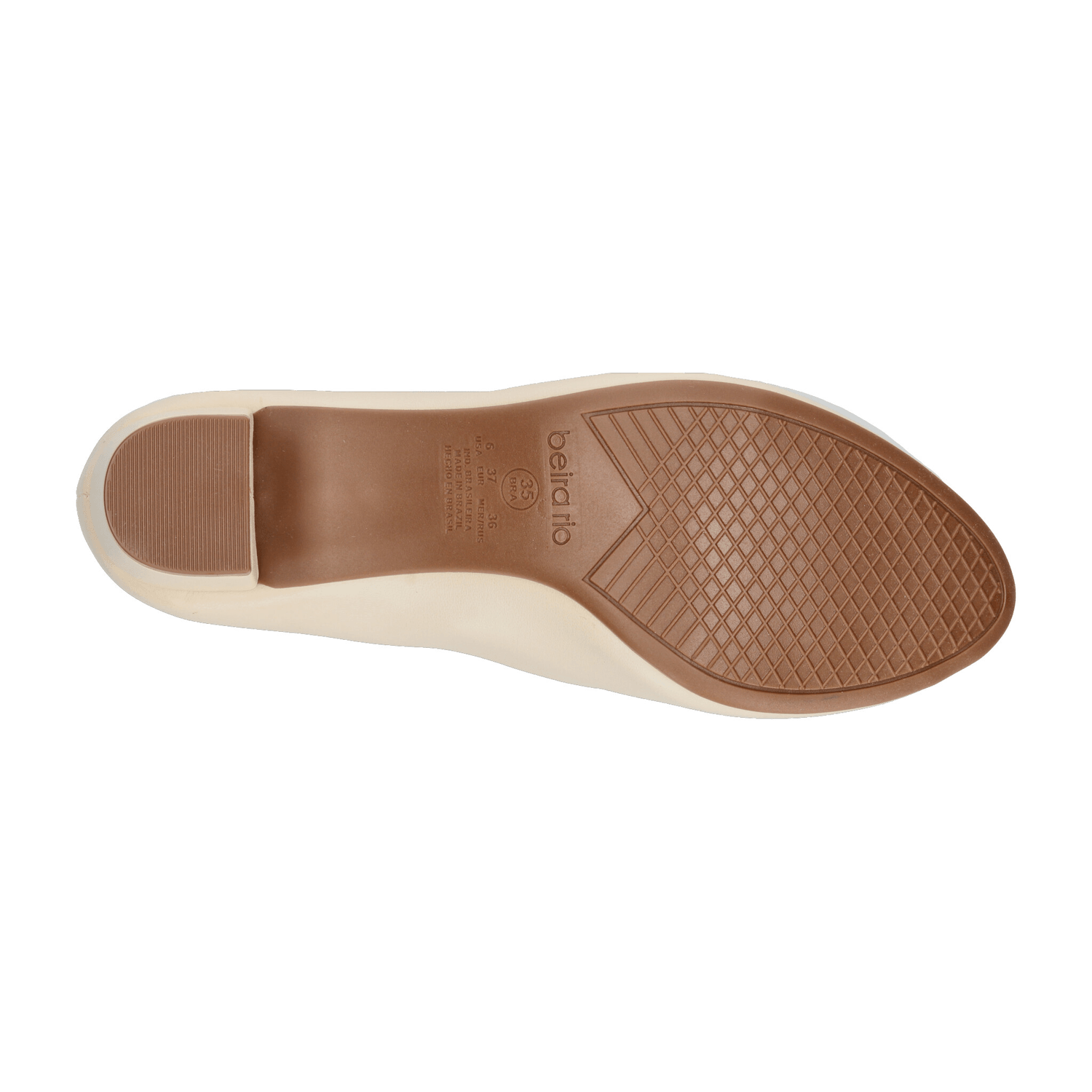 Zapato Beira Rio Dama Cremita Confort Para Mujer — imagen 10