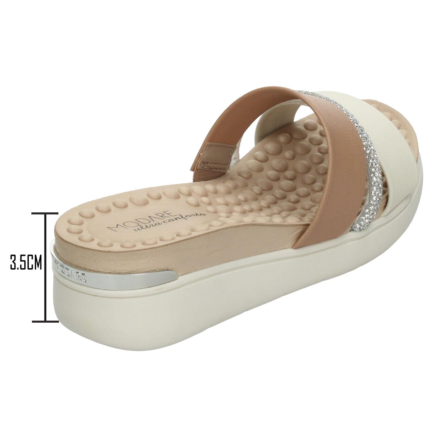 Sandalias Modare Dama Beige Casual Para Mujer — imagen 4