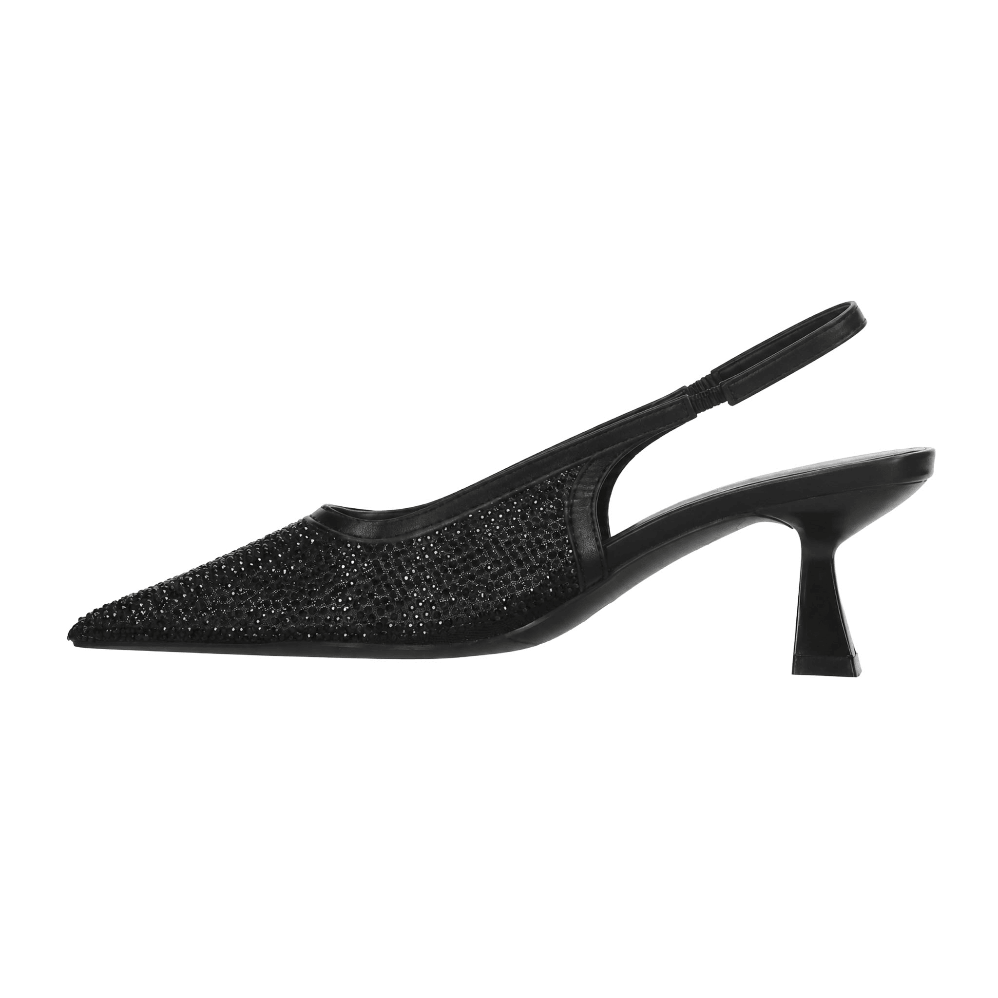 Zapatilla Perugia Dama Fiesta Slingback Tacón Negro Mujer — imagen 14