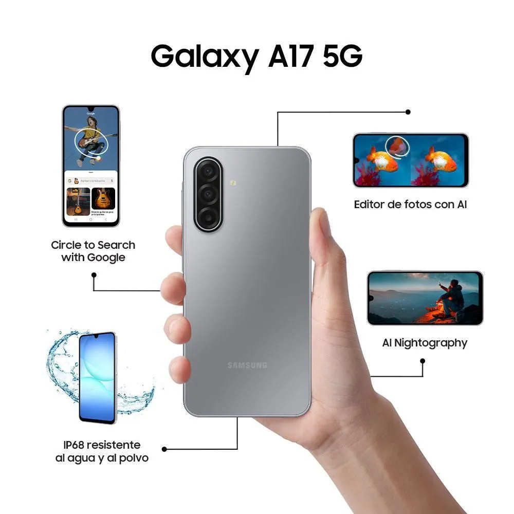 Celular Samsung Galaxy A17 4 RAM +128 GB 5G — imagen 5