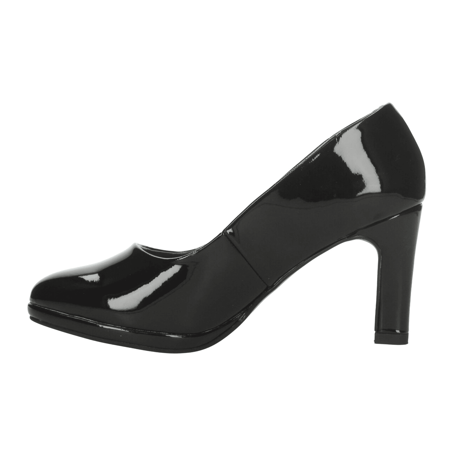 Zapatillas Paulina Dama Formal Charol Negro Mujer — imagen 5