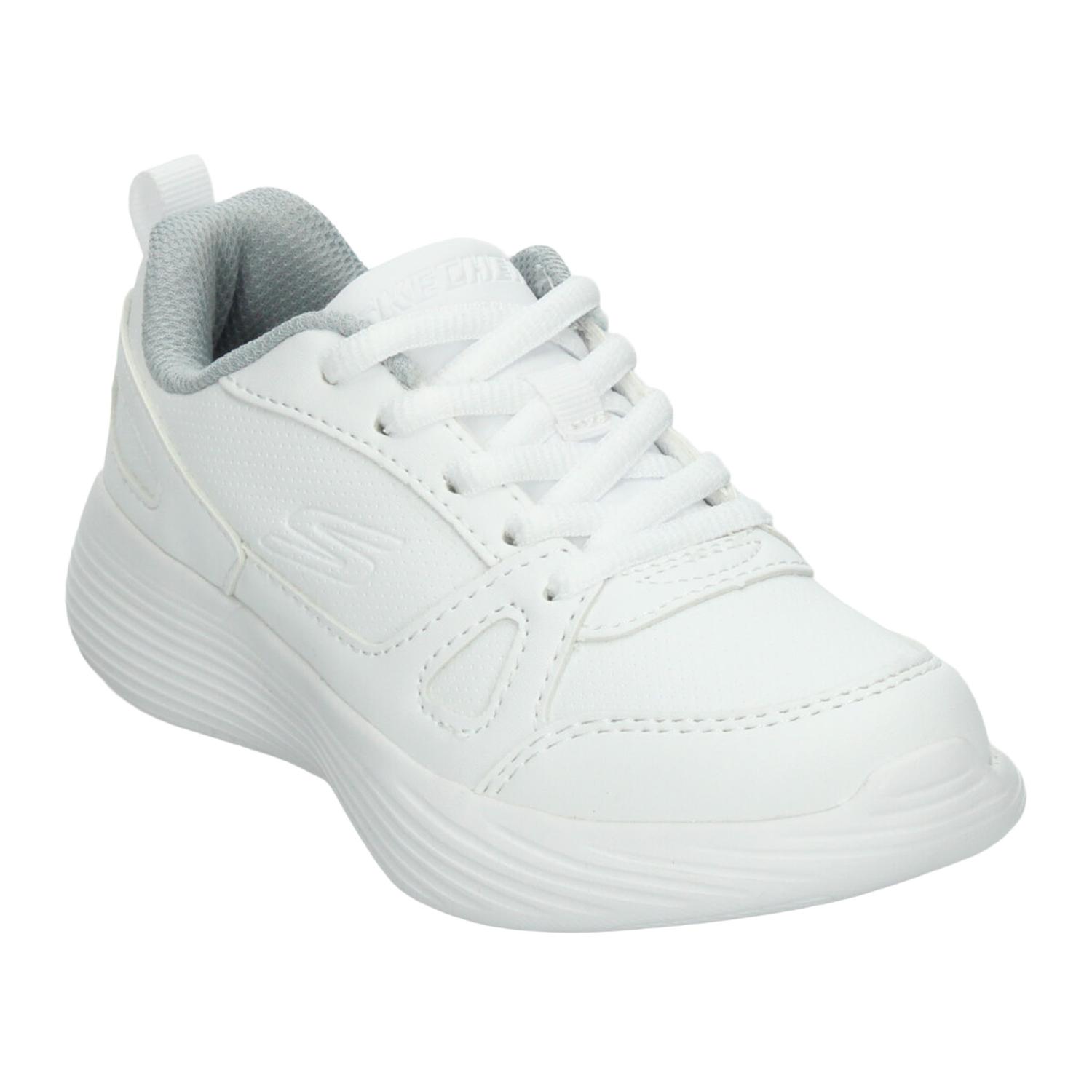 Tenis Skechers Go Run Niño Escolar Blanco Infantil T17-22 — imagen 4