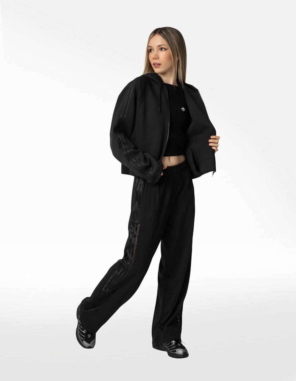 Sudadera Adidas Teamgeist ZP HD Negro - Mujer — imagen 6