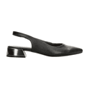 Flats Paulina Dama Casual Formal Elástico Negro Mujer