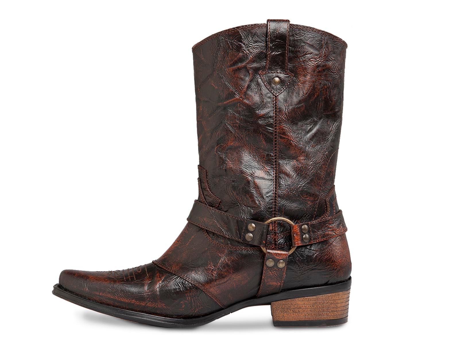 Bota hombre vaquera caballero Urban Cowboy 40707 café — imagen 9