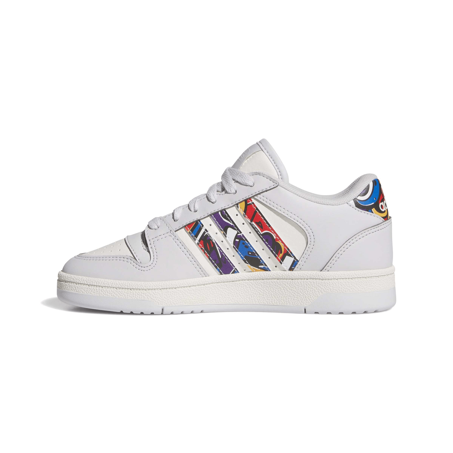 Tenis Adidas Break Start Niño Casual Gris Infantil T22-26 — imagen 4