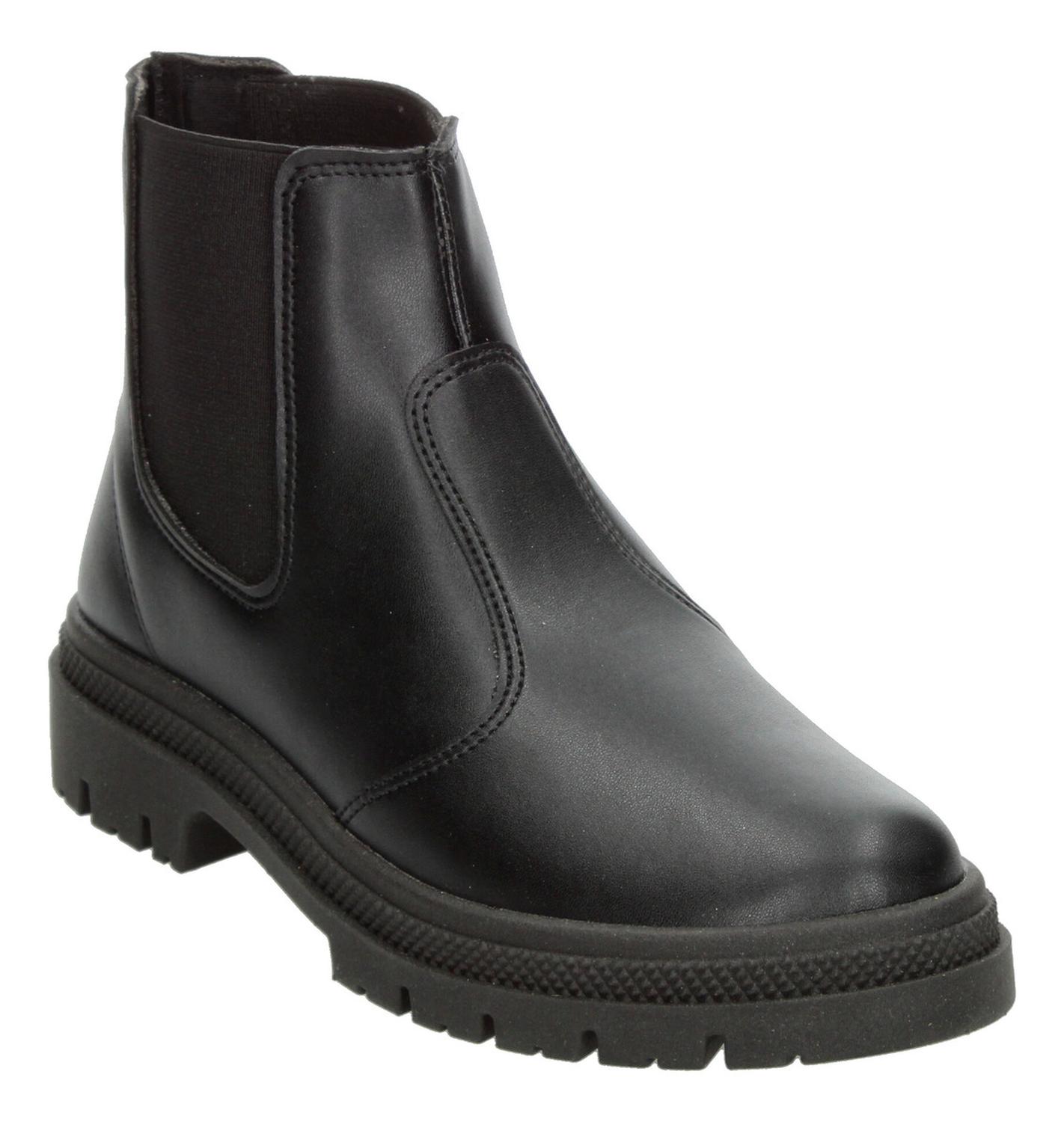 Botín Chelsea Mujer Moleca Negro Elástico Ajustable Dama — imagen 5