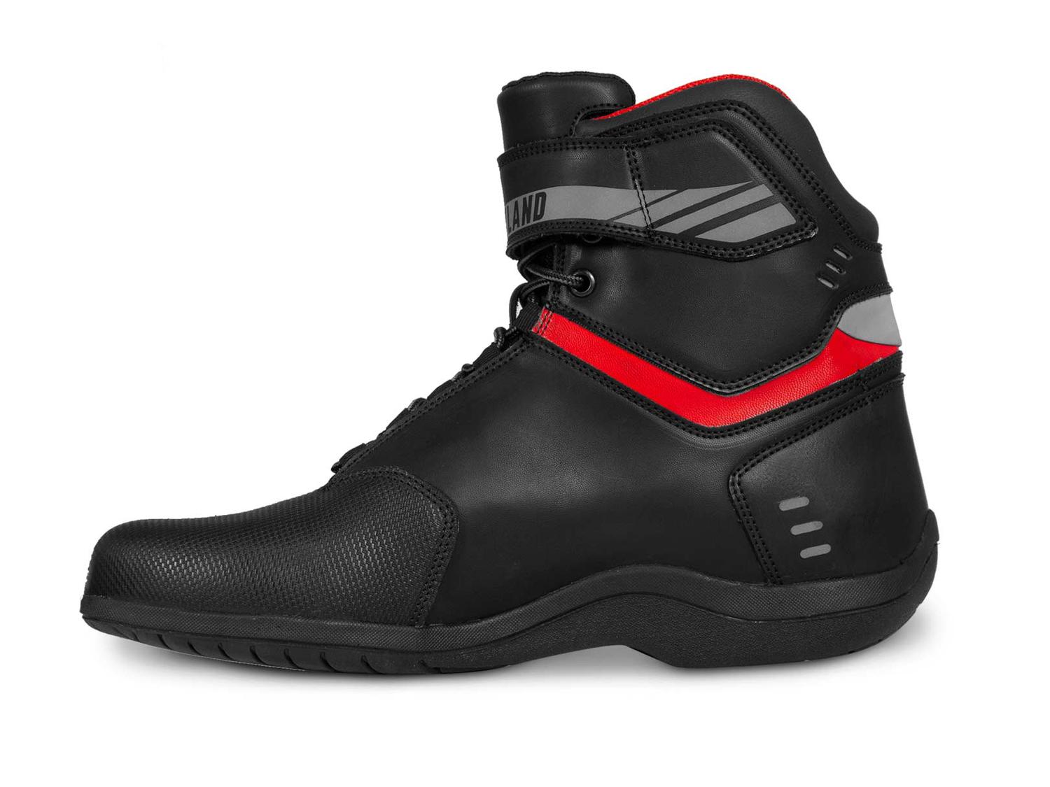 Bota mujer motociclista biker botin moto WKL 80016 Negro R — imagen 5