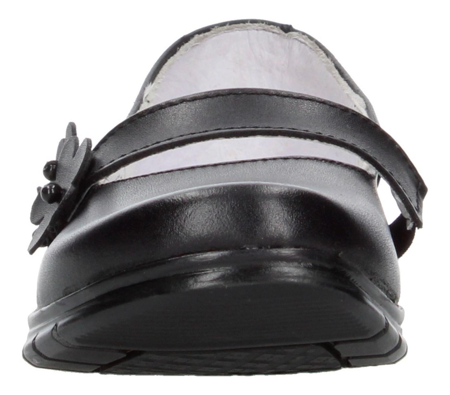 Zapato Yuyin Slide On Niña Escolar Cómodo Negro Infantil T15-21 — imagen 6