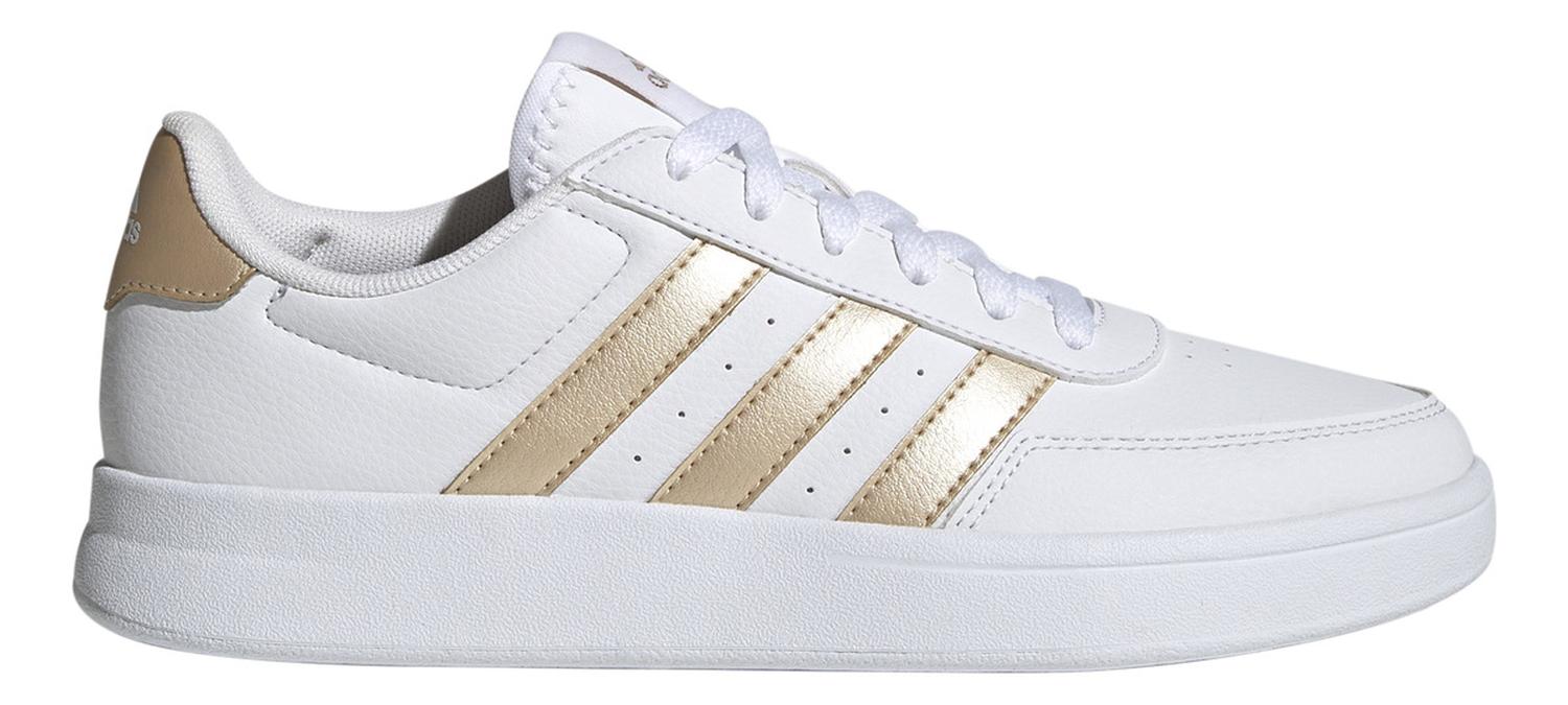 Tenis adidas Breaknet 2.0 Dama Casual Blanco Con Dorado Mujer — imagen 1