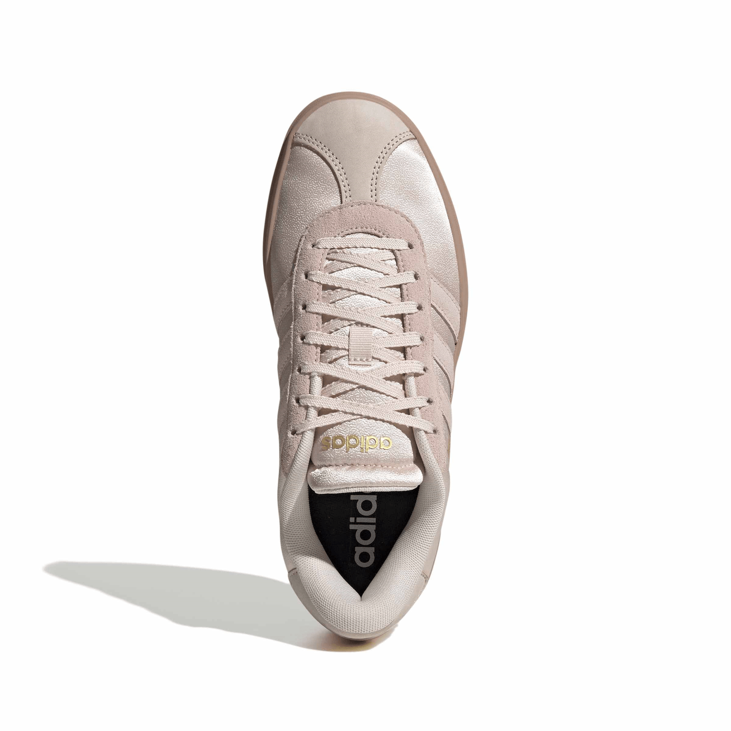 Tenis Adidas VL Court Bold Dama Oro Rosa Casual Para Mujer — imagen 8