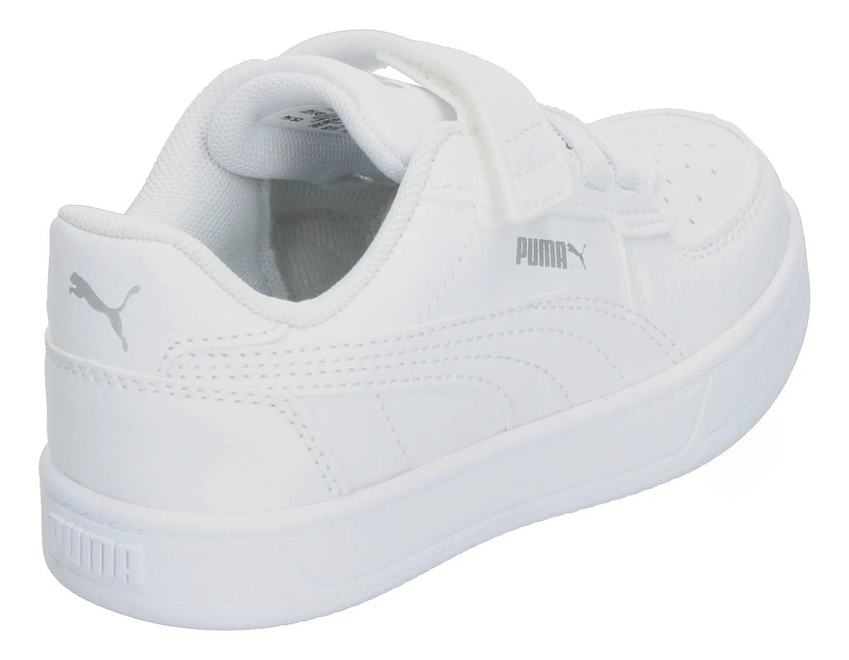 Tenis Puma Caven 2.0 Niño Casual Blanco Infantil T17-22 — imagen 10