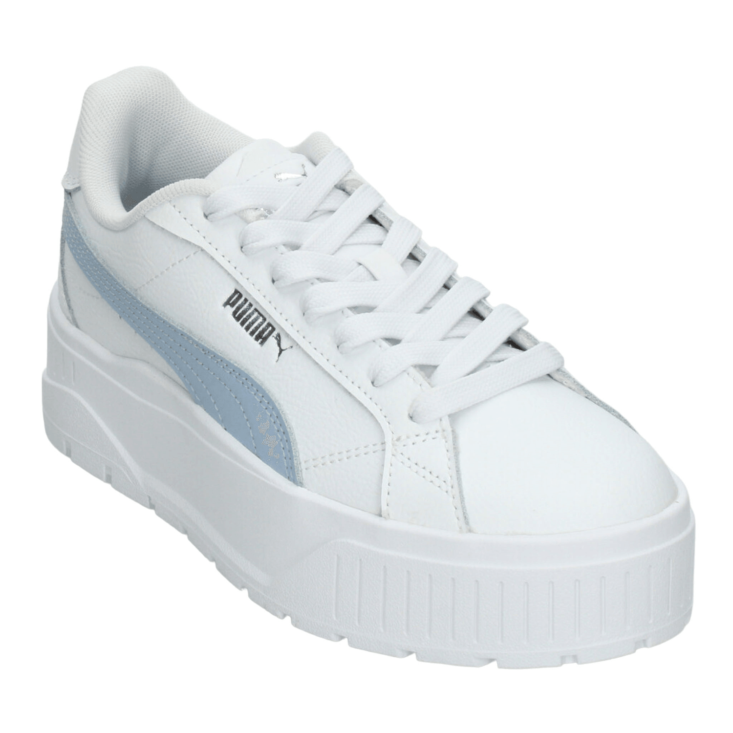 Tenis Puma Karmen II Niño Casual Plataforma Blanco Infantil T22-26 — imagen 4