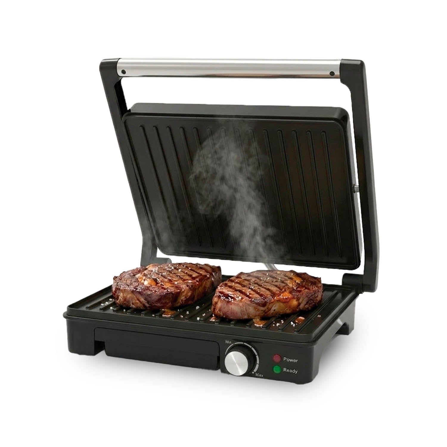 Parrilla Panini Grande TIMCO 1600W Sandwichera Profesional Acero Inoxidable Placas Antiadherentes 28×22 cm PANINI510M — imagen 12
