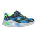 Tenis Skechers S-Lights Niño Deportivo Luz Led Azul Infantil T17-22