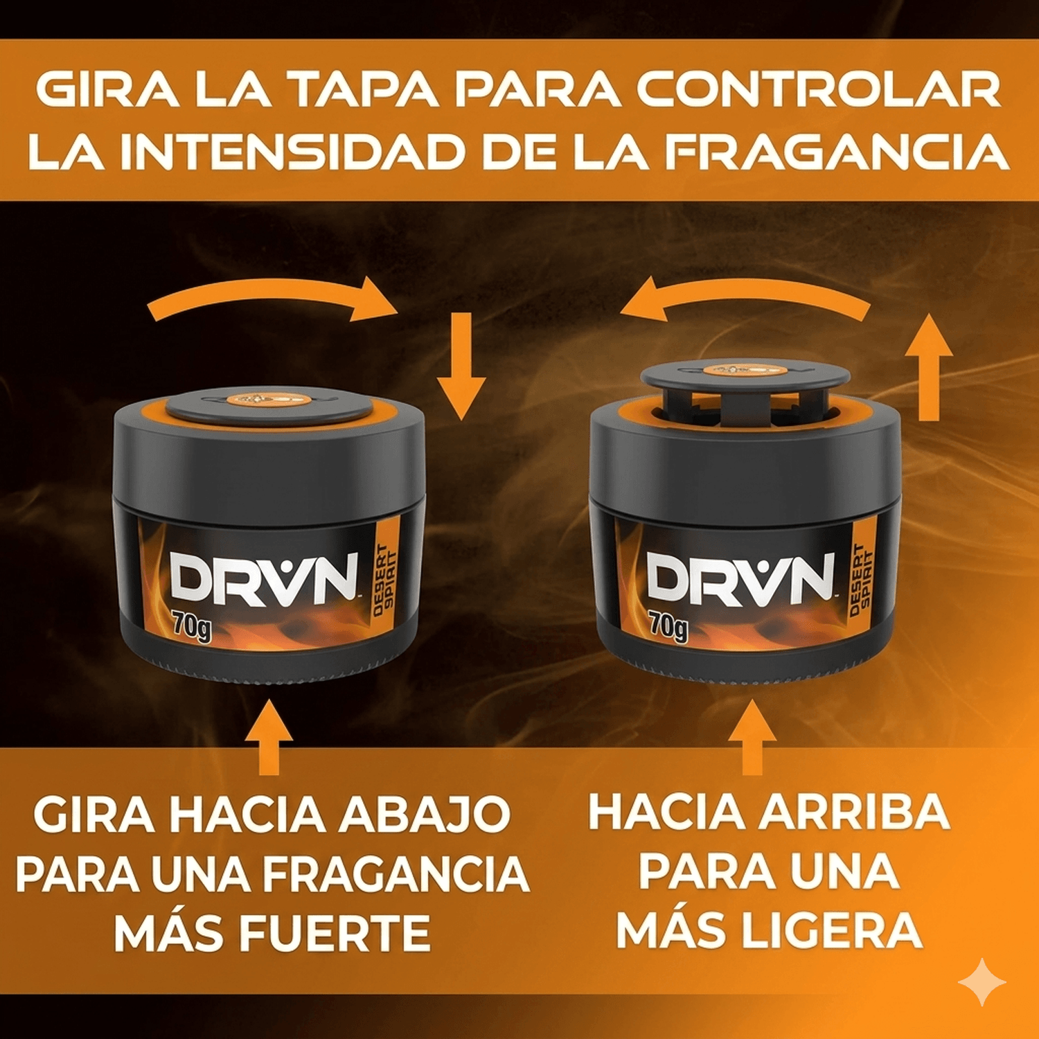 AROMATIZANTE COCHE CASA OFICINA DRVN GEL CAN DSRTSPRT — imagen 4