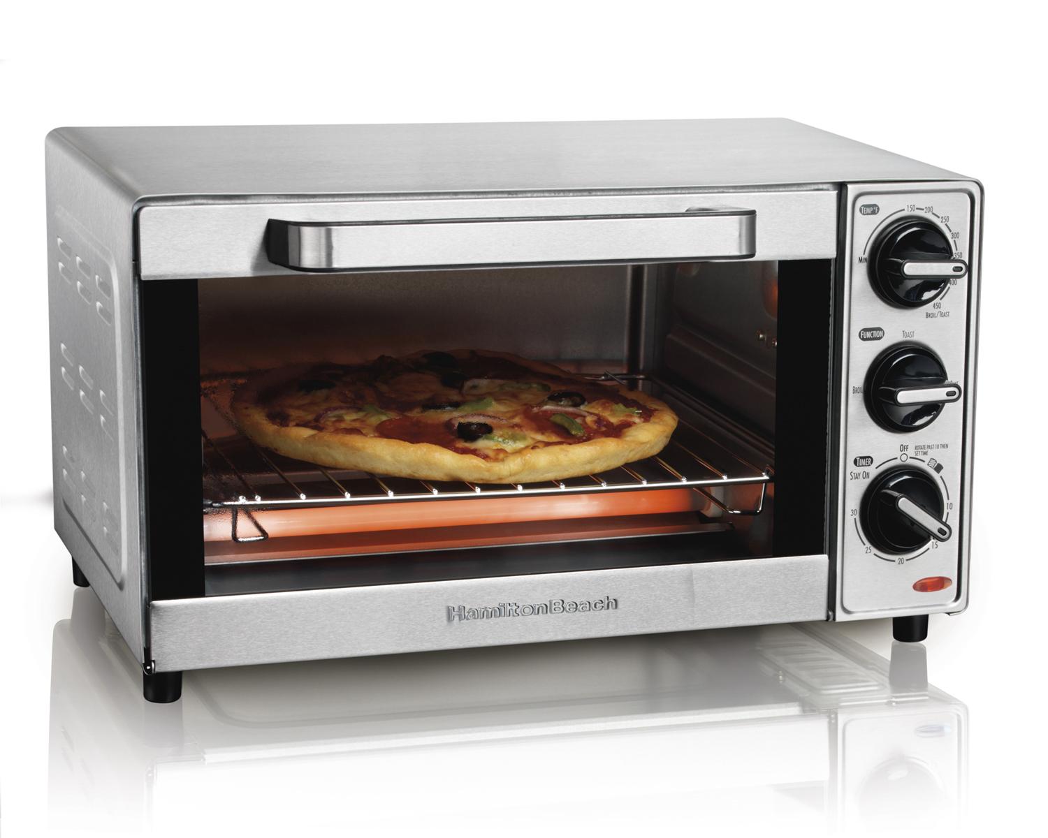 Horno De Mesa Eléctrico Hamilton Beach 31401 Acero Inoxidable 120v — imagen 1
