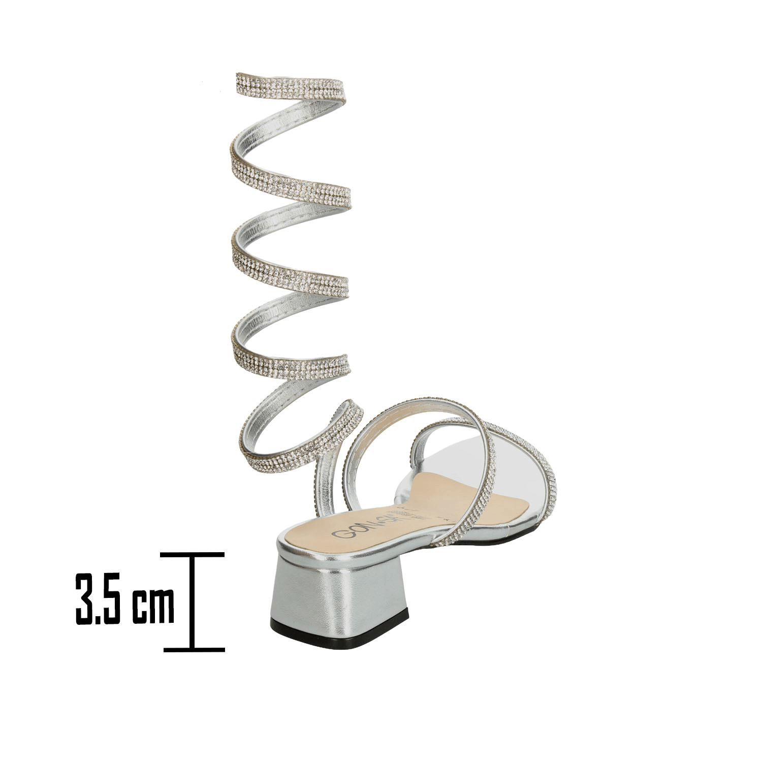 Zapatilla Gonsa Dama Fiesta Plateado Mujer — imagen 3