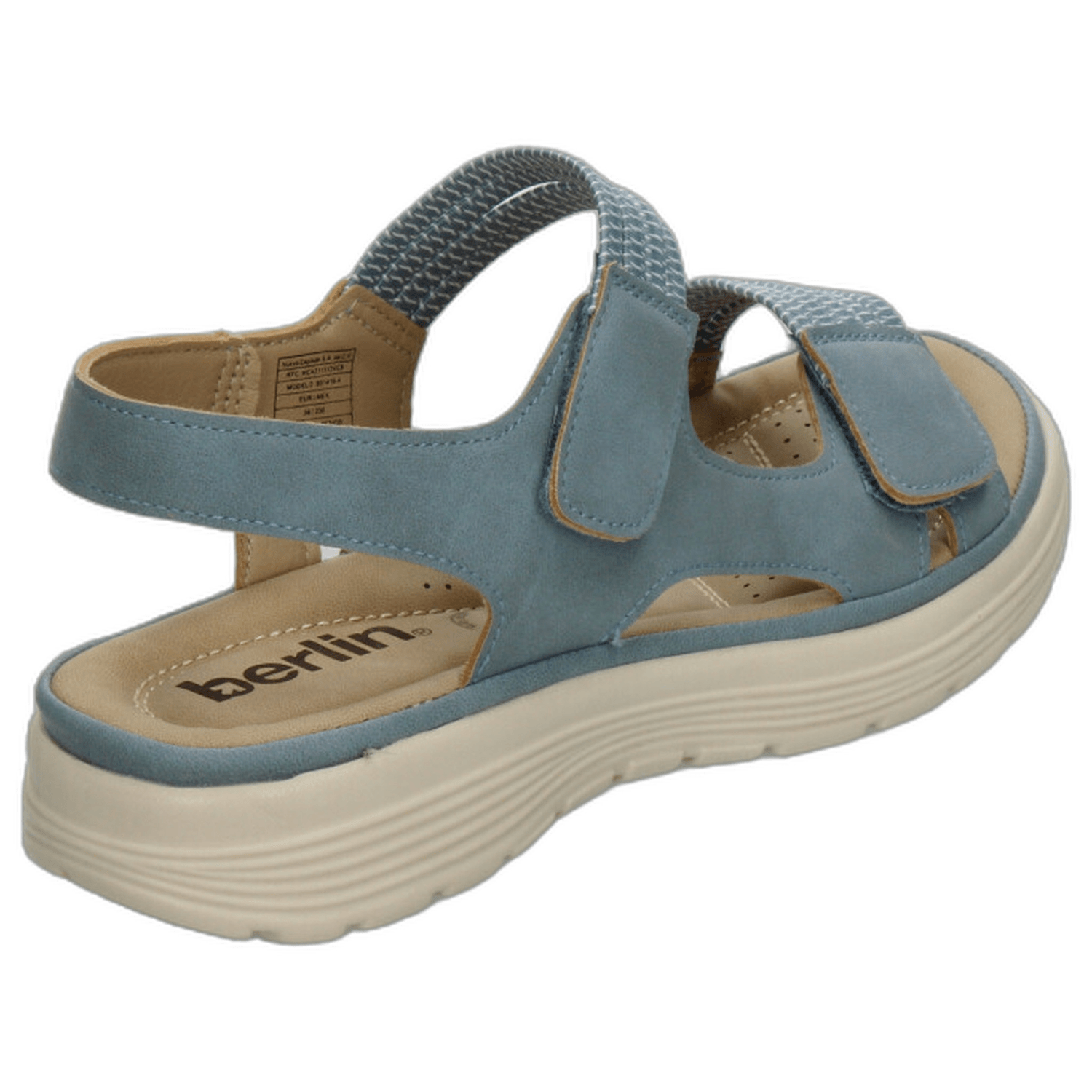 Sandalias Berlin Dama Azul Casual Para Mujer — imagen 4