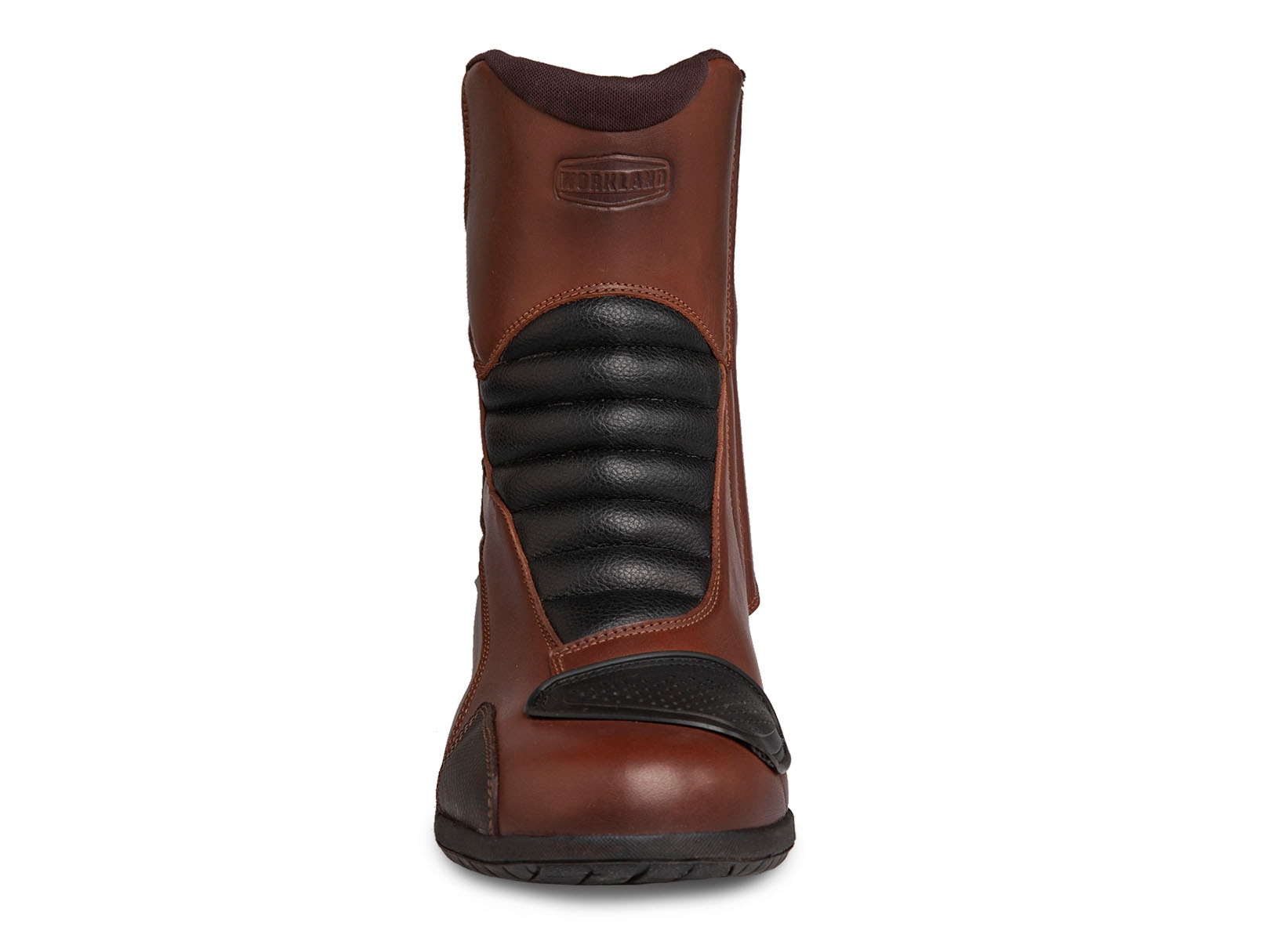 Bota mujer motociclista biker botin dama WKL 80006 Café — imagen 8