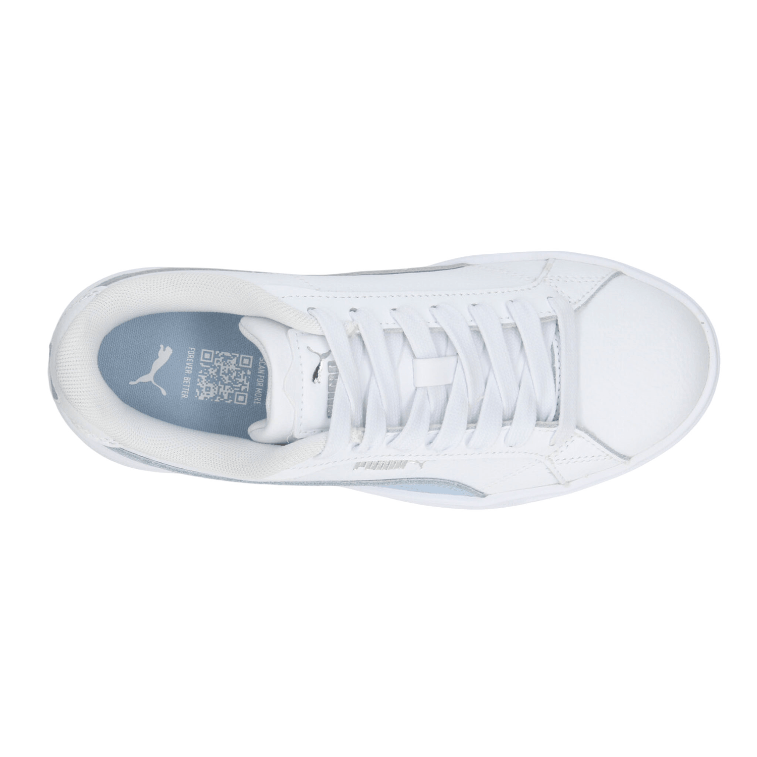 Tenis Puma Karmen II Niño Casual Plataforma Blanco Infantil T22-26 — imagen 8