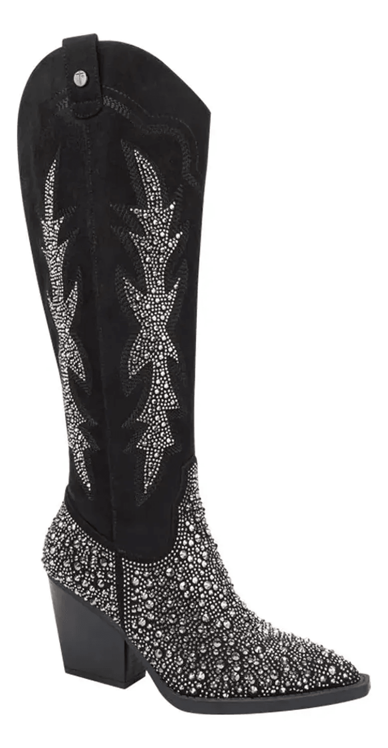 Bota Dama Thalia Sodi Vaquera Con Pedreria Fiesta — imagen 2