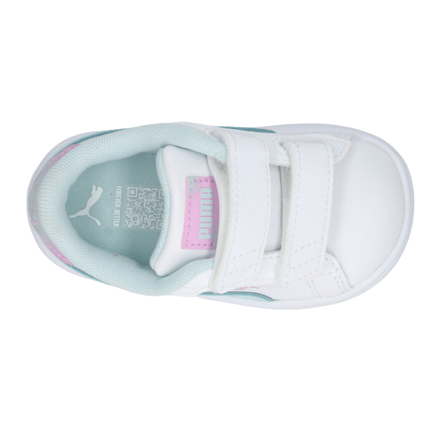 Tenis Puma Smash 3.0 Niña Blanco Casual Deportivo Infantil T11-16 — imagen 9